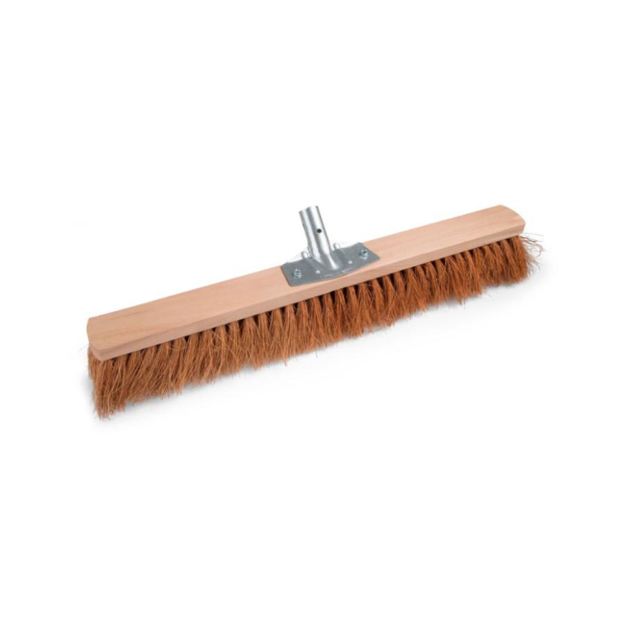 Scopa industriale in legno e setole cocco cm.60 senza manico