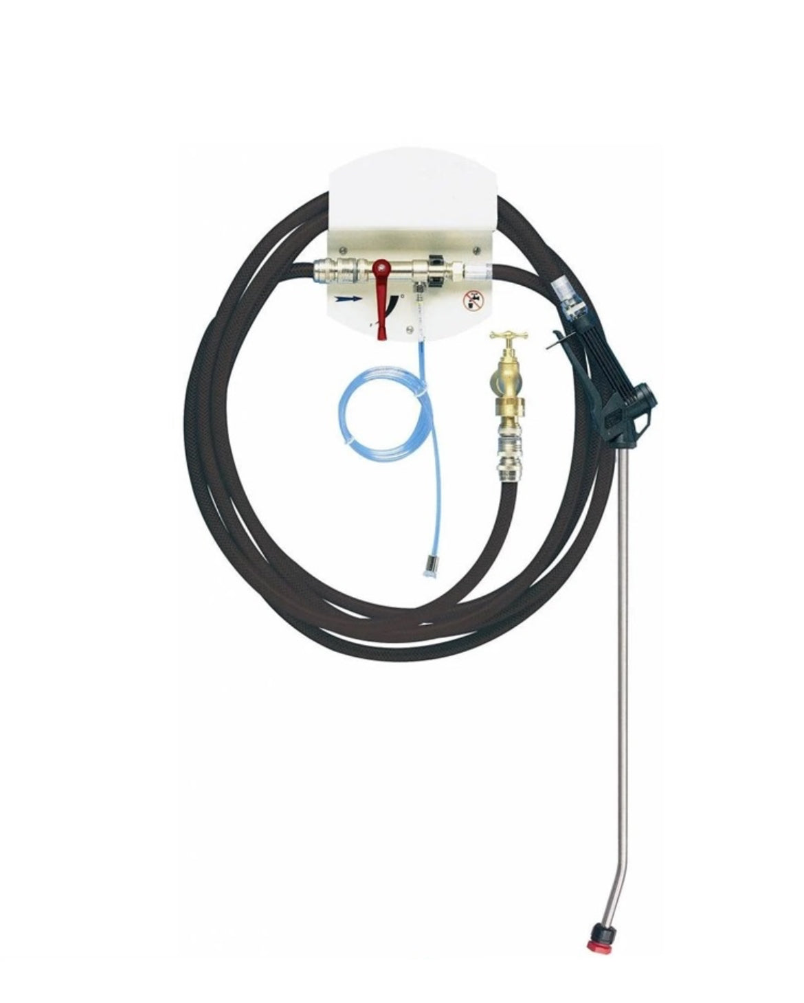 Nebulizzatore fisso con eiettori Venturi per aspirazione prodotto chimico CON TUBO 25 MT