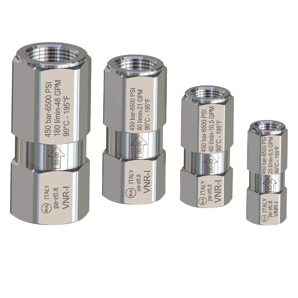 Valvola di non ritorno in acciaio inox VNR