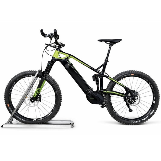 Supporto portabici a pavimento per piste self