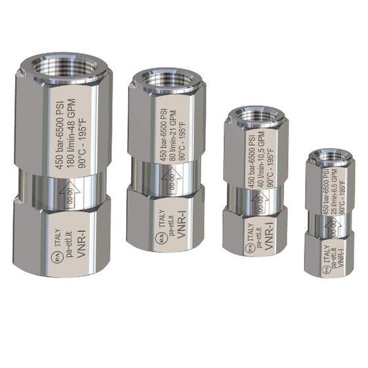 Valvola di non ritorno in acciaio inox VNR